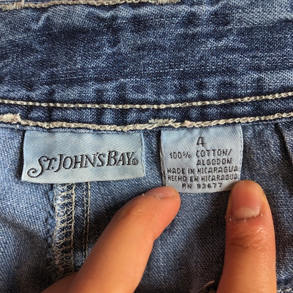 high waisted, straight leg, calf-high jeans - Picture 3 of 4